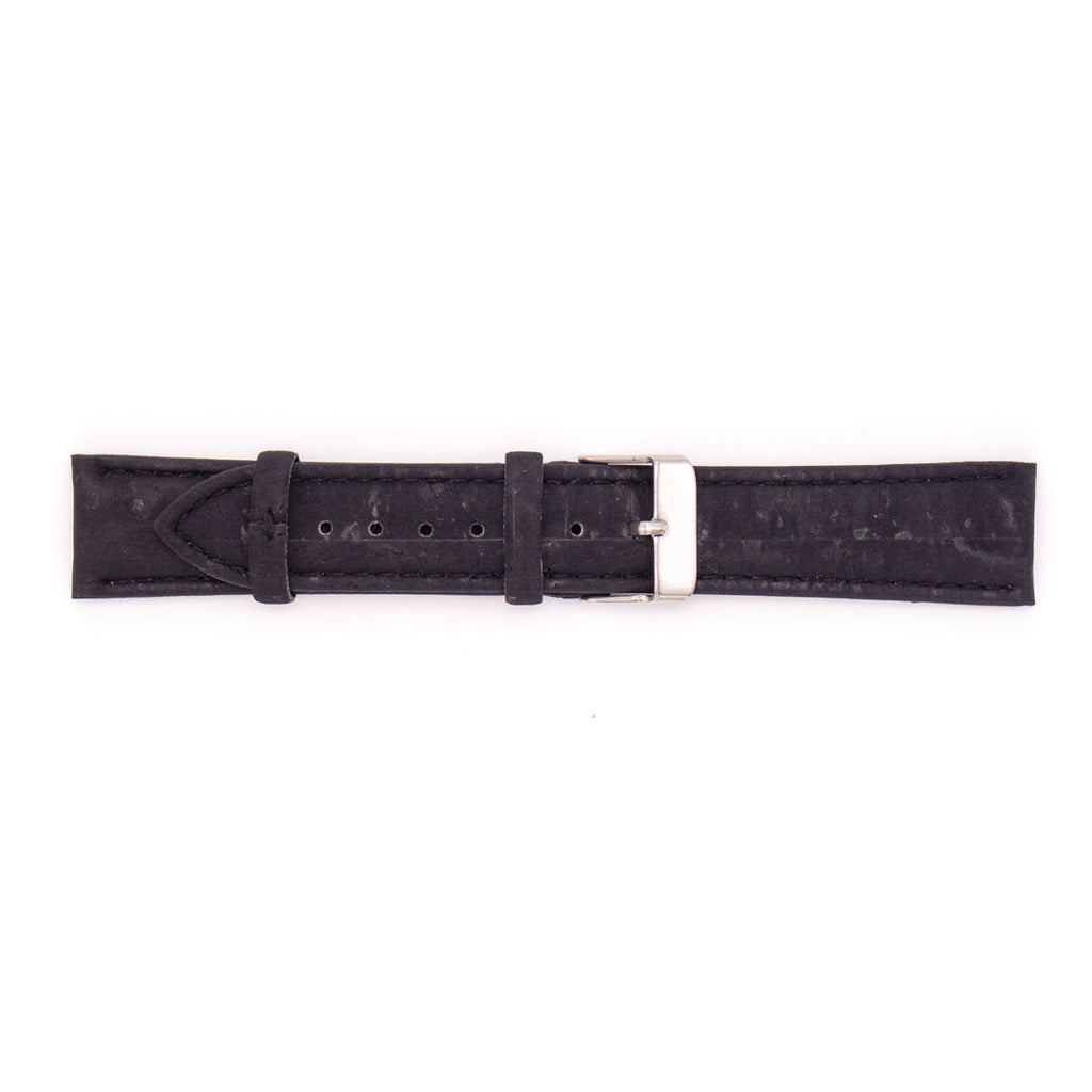 20mm Men's Brown Cork Leather Watch Straps